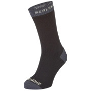 Wasserdichte Socken SealSkinz Wiveton schwarz/grau Black