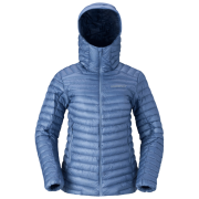 Damen Daunenjacke Norrona trollveggen down800 super light Hood blau Infinity