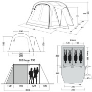 Familienzelt Outwell Nevada 4 (2024)