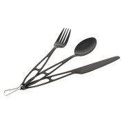 Besteck Bo-Camp Outdoorcutlery 3 schwarz Black