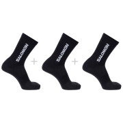Socken Salomon Everyday Lite Crew 3-Pack schwarz Black