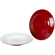 Teller-Set Bo-Camp Deep plate Two tone - 4Stk rot Red