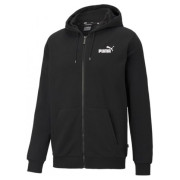 Herren-Sweatshirt Puma ESS Small Logo FZ Hoodie TR schwarz/weiß Black