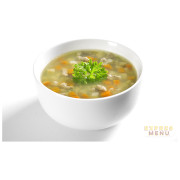 Suppe Expres menu Rinderbrühe mit Fleisch