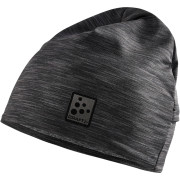 Mütze Craft Adv Microfleece Ponytail schwarz/grau Blackmelange