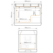 Kompressor-Kühlschrank Yolco GCX37