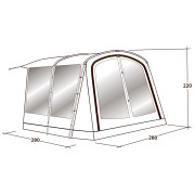 Zelterweiterung Outwell Universal Awning Size 1