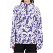Damen-Sweatshirt 4F Fleece F504 weiß/lila Multicolour Allover