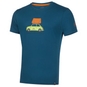 Herren-T-Shirt La Sportiva Cinquecento T-Shirt M blau/orange Storm Blue/Hawaiian Sun
