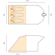 Zelt Regatta Kolima 3 Inflate