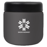 Thermobehälter fürs Essen Snow Monkey Foodie Mini 350 ml schwarz granite