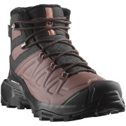 Damenschuhe Salomon X Ultra Snowpilot Waterproof schwarz/braun Black / Peppercorn / Cognac