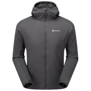 Herren-Winterjacke Montane Sirocco Hoodie grau MIDNIGHT GREY