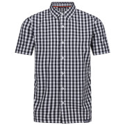 Herrenhemd Regatta Denmoor blau/weiß Navy/White