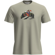Herren-Funktionsshirt Icebreaker M Mer 150 Tech Lite SS Tee Catch Me Outs beige Ashen
