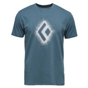 Herren-T-Shirt Black Diamond M Chalked Up 2.0 Ss Tee blau Creek Blue (4064)