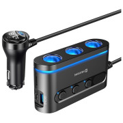 Auto-Adapter Swissten Car Charger Adapter 108W - 216W schwarz