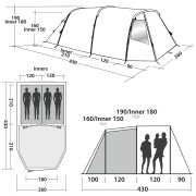 Familienzelt Easy Camp Huntsville 400