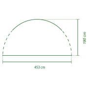 Seitenplane Coleman Event Shelter Sunwall Door XL