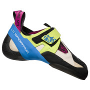 Damen Kletterschuhe La Sportiva Skwama Women 2024 gelb/weiß Apple Green/Cobalt Blue