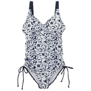 Damenbadeanzug Regatta Alinae Swim Costume weiß/blau Nvy/WhtLFlrl