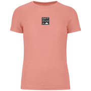 Damen-T-Shirt Ortovox 185 Merino Square T-shirt Women's rosa Bloom