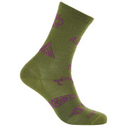 Damensocken Icebreaker W Mer Lifestyle Ultralight Crew Camp Ess grün SPHAGNUM/PASSION