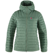 Damen-Winterjacke Fjällräven Expedition Lätt Hoodie hellgrün Patina Green