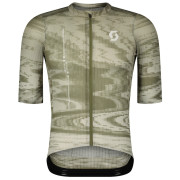 Herren Radtrikot Scott Jersey M's Ultd. SL SS grün cotton white/hay green