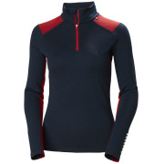 Damen-Funktionsshirt Helly Hansen W Lifa Merino Midweight 1/2 Zip blau Navy