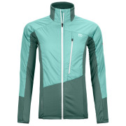 Damenjacke Ortovox Westalpen Swisswool Hybr Jkt W blau/grau dark arctic grey