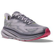 Damen Laufschuhe Hoka W Clifton 9 Gtx grau/rosa Grey Skies / Foggy Grey