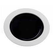 Teller Omada Eat Pop Soup plate 23,5 x 4,5 schwarz Nero