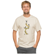 Herren-T-Shirt Chillaz Alles Banane beige Creme