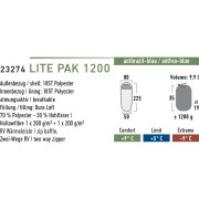 Schlafsack High Peak Lite Pak 1200