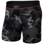 Boxershorts Saxx Ultra Super Soft Boxer BF schwarz/grau SupersizeCamo/Black