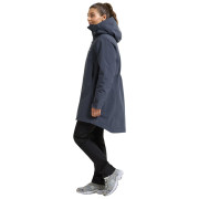 Damen-Softshellmantel Didriksons Eris Wns Parka türkis Sleepy Blue