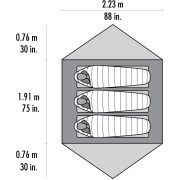 Zelt MSR Zoic 3