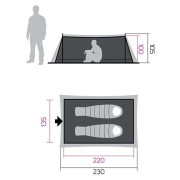 Wanderzelt Hannah Mesh Tent 2