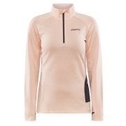Damen-Funktionsshirt Craft CORE Trim Thermal rosa/weiß Cosmo Melange