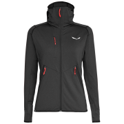 Damenjacke Salewa Agner Hybrid Pl/Dst W Fz Hdy schwarz Black Out Melange
