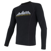 Herren-T-Shirt Sensor Merino DF Adventure schwarz Black