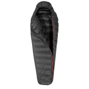 Daunenschlafsack Patizon R600 S (156-170 cm) schwarz All Black / Red zipper