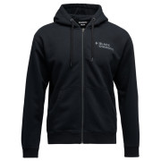 Herren-Sweatshirt Black Diamond M Mini Stacked Fz Hoody schwarz Black (0002)