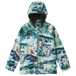 Kinderjacke Reima Vantti 2023 grün/schwarz Green Clay