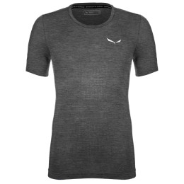 Herren T-Shirt Salewa Pedroc Amr M Seamless T-Shirt dunkelgrau Black Out