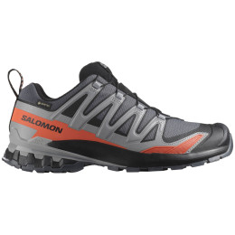 Wanderschuhe Salomon Xa Pro 3D V9 Gore-Tex grau Turbulence / Black / Burnt Ochre