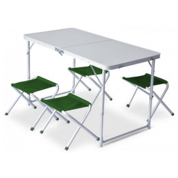Set Pinguin Furniture (table + 4 chairs) grün