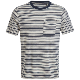 Herren-T-Shirt Craghoppers Mollugo Short Sleeved T-Shirt weiß/blau Blue Navy Stripe