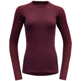 Damen-Funktionsshirt Devold Duo Active Woman Shirt LS weinfarbe Port